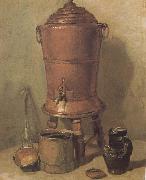 Jean Baptiste Simeon Chardin Copper water tank France oil painting artist
